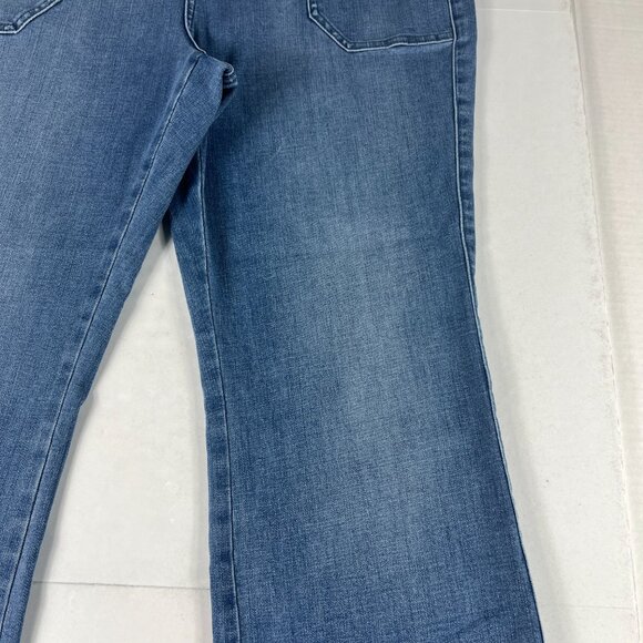 Not Your Daughter Jean Women 38x30* Barbara Boot Cut High Rise Blue Denim Tag 16 - Picture 3 of 16
